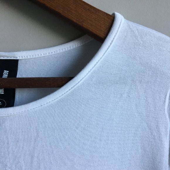 ⚪ Agnes & Dora super soft white basic tee - Picture 7 of 13